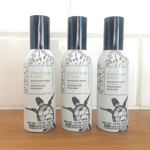 Lot of 3 bath & body works room spray